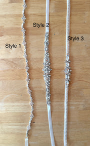 Twilight Girls Diamante Sash Belt - A Little Lacey