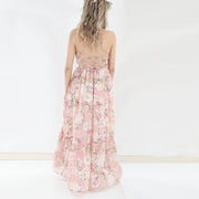 Savannah Girls Light Pink Maxi Dress - A Little Lacey