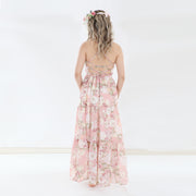 Savannah Girls Light Pink Maxi Dress - A Little Lacey