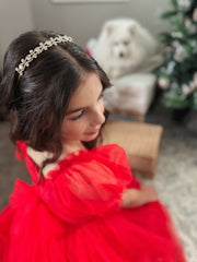 Alice Girls Gold Headband - A Little Lacey