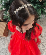 Alice Girls Gold Headband - A Little Lacey