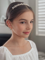 Alice Girls Gold Headband - A Little Lacey