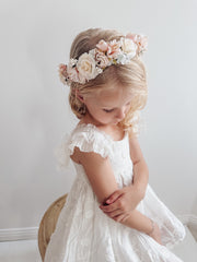 Alice Girls White Dress - A Little Lacey