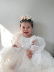 Alyssa White Baby Dress - A Little Lacey