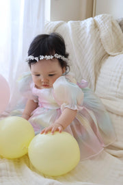 Anastasia Baby Rainbow Romper - A Little Lacey