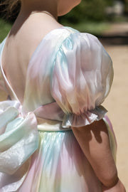 Anastasia Girls Rainbow Organza Dress - A Little Lacey