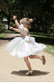 Anastasia Girls Rainbow Organza Dress - A Little Lacey