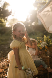 Arabella Girls Yellow Dress - A Little Lacey