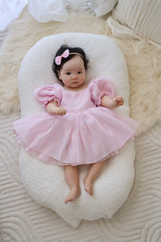 Arabella Pink Girls Baby Dress - A Little Lacey