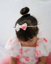 Blossom Puff Sleeve Girls Baby Romper - A Little Lacey