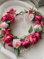 Enchanted Garden Girls Flower Crown - A Little Lacey