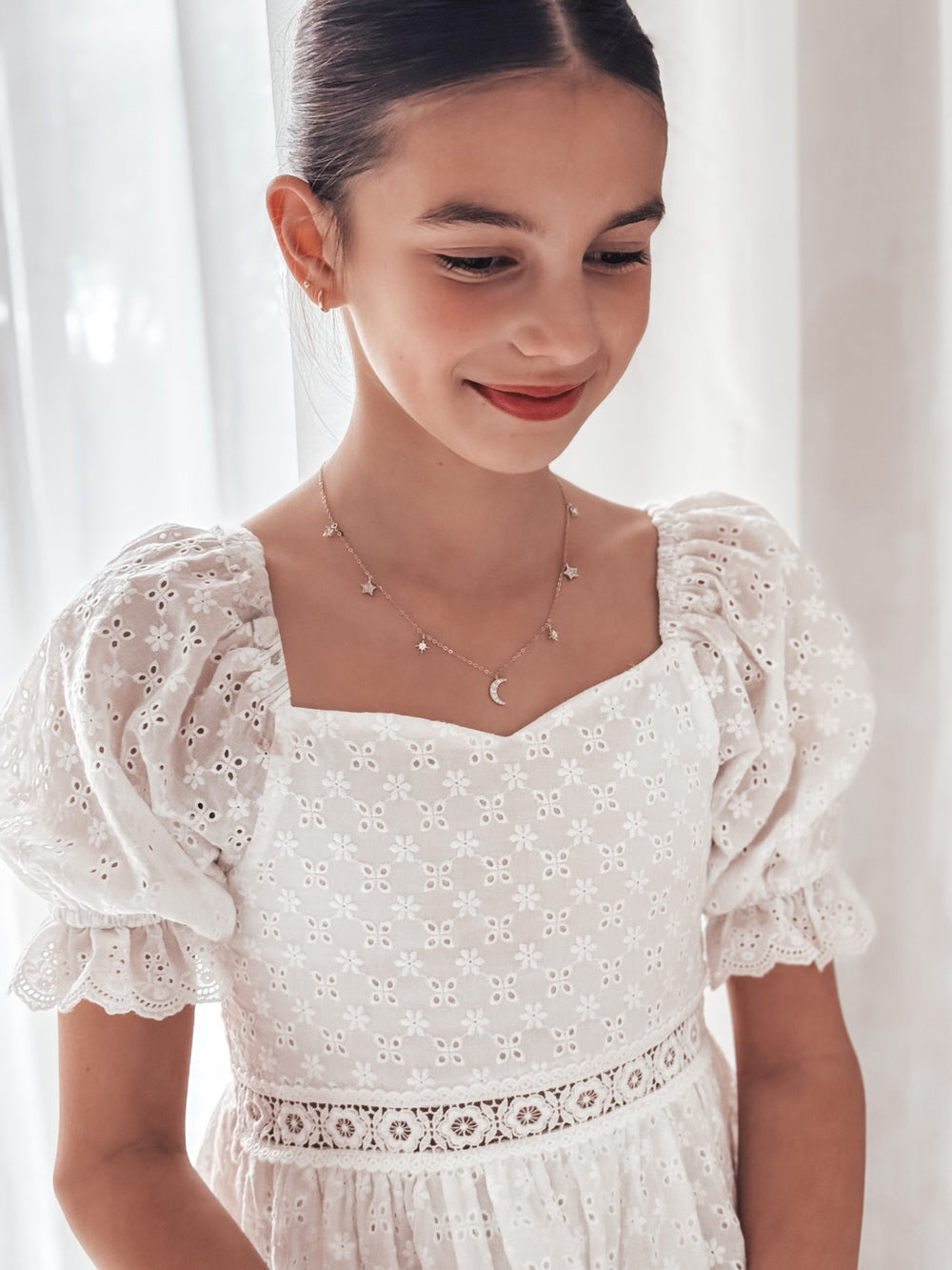 Sterling silver girls necklace
