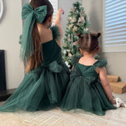 Chloe Green Flutter Sleeve Romper - A Little Lacey