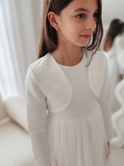 Cianna Long Sleeve White Jacket - A Little Lacey