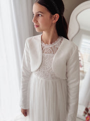Cianna Long Sleeve White Jacket - A Little Lacey