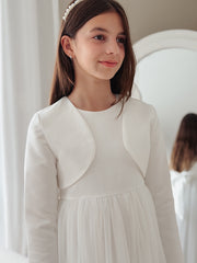 Cianna Long Sleeve White Jacket - A Little Lacey