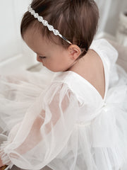 Clementine Girls White Dress - A Little Lacey