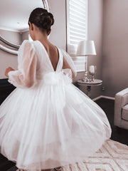 Clementine Girls White Dress - A Little Lacey