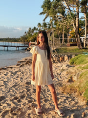 Calista Girls Lemon Mini Dress - A Little Lacey