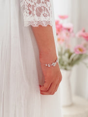 Celeste Girls Silver Bracelet - A Little Lacey