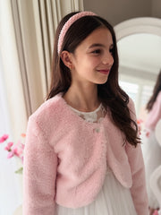 Celine Pink Fluffy Jacket - A Little Lacey