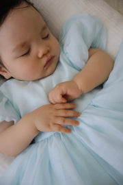 Delia Pale Blue Baby Dress - A Little Lacey