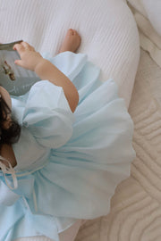 Delia Pale Blue Baby Dress - A Little Lacey