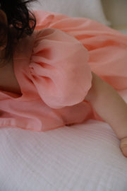 Delia Peach Baby Dress - A Little Lacey