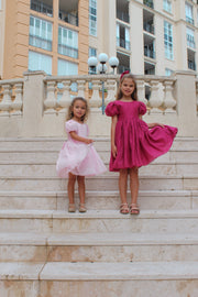 Delia Girls Light Pink Dress - A Little Lacey