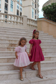 Delia Girls Light Pink Dress - A Little Lacey