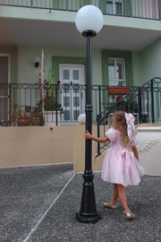 Delia Girls Light Pink Dress - A Little Lacey