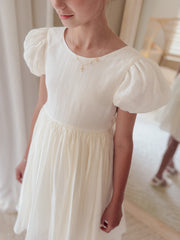 Delia Girls Ivory Dress - A Little Lacey
