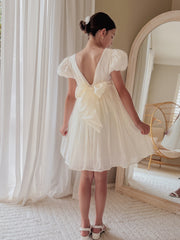 Delia Girls Ivory Dress - A Little Lacey