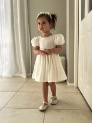 Delia Girls Ivory Dress - A Little Lacey