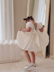Delia Girls Ivory Dress - A Little Lacey