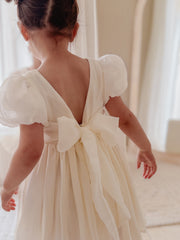Delia Girls Ivory Dress - A Little Lacey