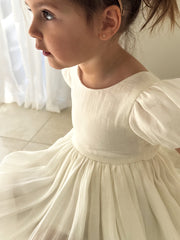 Delia Ivory Baby Dress - A Little Lacey
