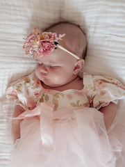 Dahlia Baby Girls Flower Headband - A Little Lacey