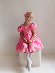 Delia Girls Hot Pink Dress - A Little Lacey