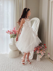 Duchess White Girls Dress - A Little Lacey