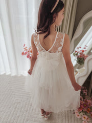 Duchess White Girls Dress - A Little Lacey