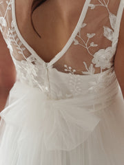 Duchess White Girls Dress - A Little Lacey