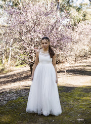 Elodie Girls White Dress - Size 5 - A Little Lacey