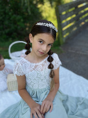 Elowyn Girls Diamnate Tiara - A Little Lacey