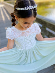Elowyn Girls Diamnate Tiara - A Little Lacey