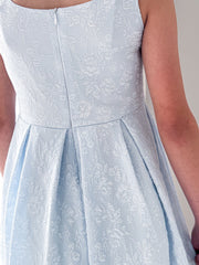Emilee Light Blue Girls Graduation Dress - A Little Lacey
