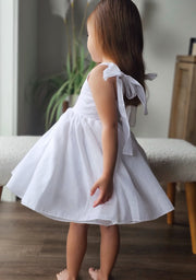 Eleanore Girls White Dress Size 7 - A Little Lacey