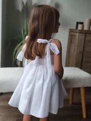 Eleanore Girls White Dress - A Little Lacey