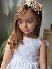 Nora Baby Girls Flower Headband - A Little Lacey