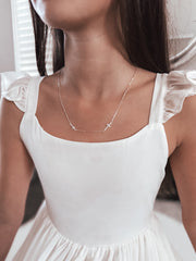 Faith Girls Communion Necklace - A Little Lacey